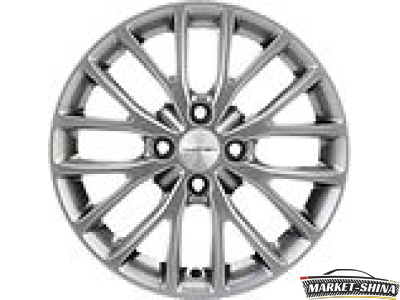 Khomen KHW1506 (Vesta) 6 x 15 4*100 Et:50 Dia:60.1 G-Silver