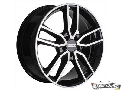 FONDMETAL Koros 9 x 19 5*112 Et: 20 Dia: 66,5 Glossy Black Machined