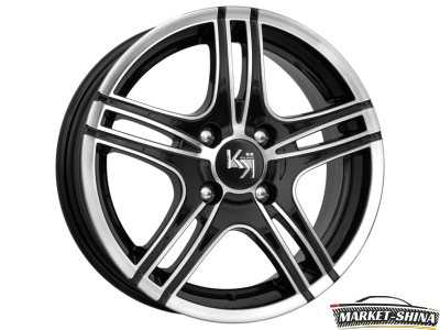 K&K Пандора (КС466) 8.5 x 19 5*130 Et:45 Dia:71.6 Алмаз черный