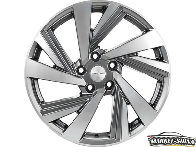 Khomen Wheels KHW1801 (Teana/X-trail) 7.5 x 18 5*114.3 Et:45 Dia:66.1 Gray