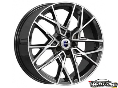 K&K Вудроф (КС1044) 7 x 18 5*112 Et:43 Dia:57.1 Дарк платинум