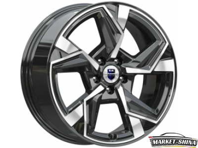 K&K Кайан (КС101) 7.5 x 18 5*108 Et:33 Dia:67.1 Алмаз черный